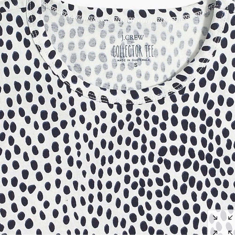 J. Crew Animal Print Studio Tee - Picture 2 of 2